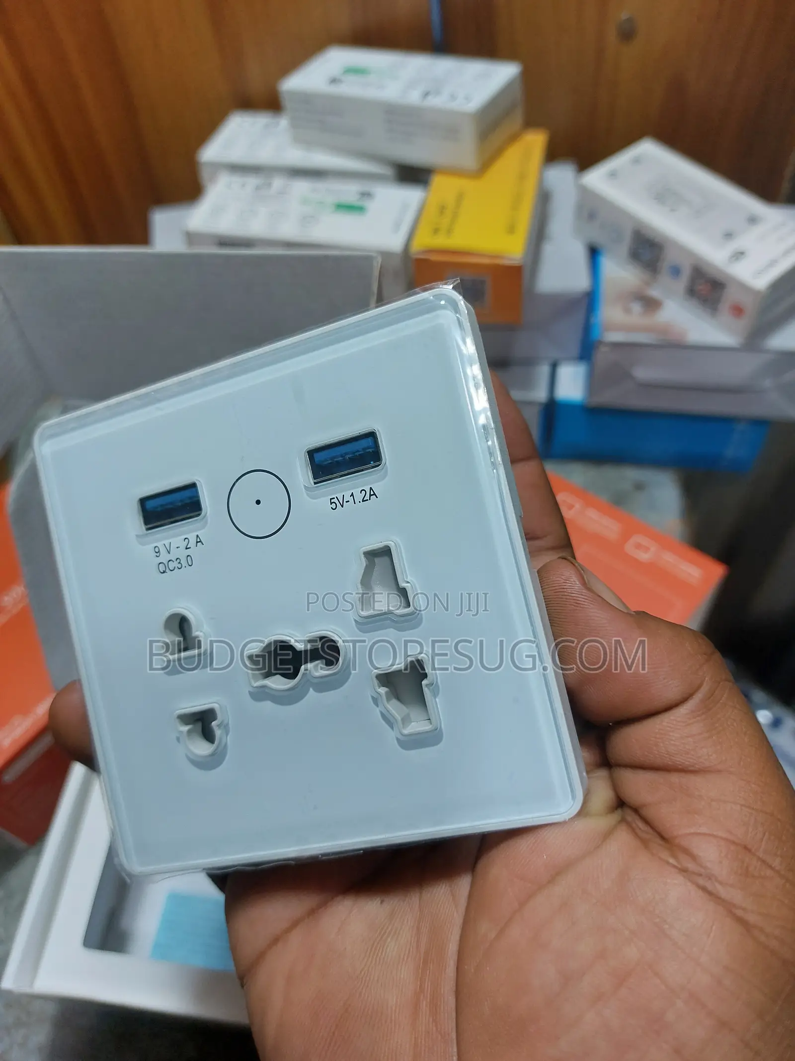 Smart Power Socket With 2 Universal Plug