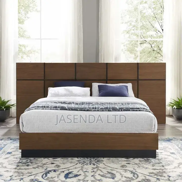 5x6 Wooden Bed Platform Low Design | Strong Bed 1.4M Free Install