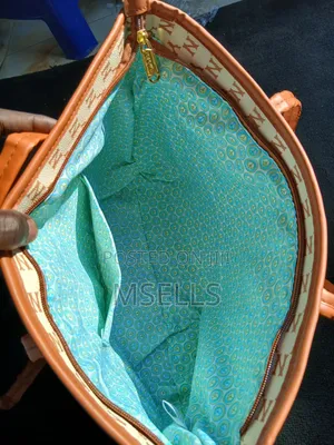 Monogram Print Tote Bag
