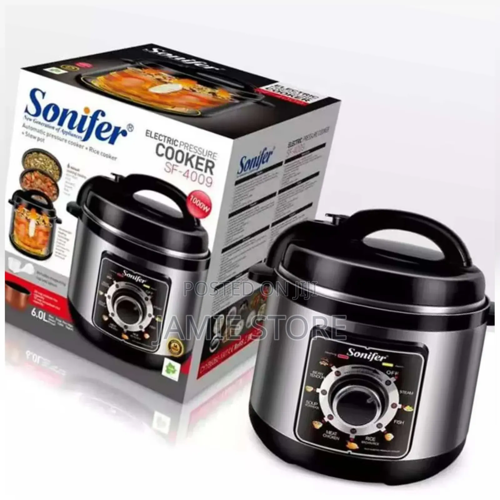 Electric Pressure Cooker 6l/ Sonifer Electric Pressure Cooker