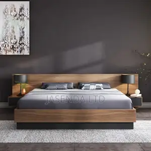 5x6 Wooden Bed Double Drawers | Solid Wood Bed Frame Free Install