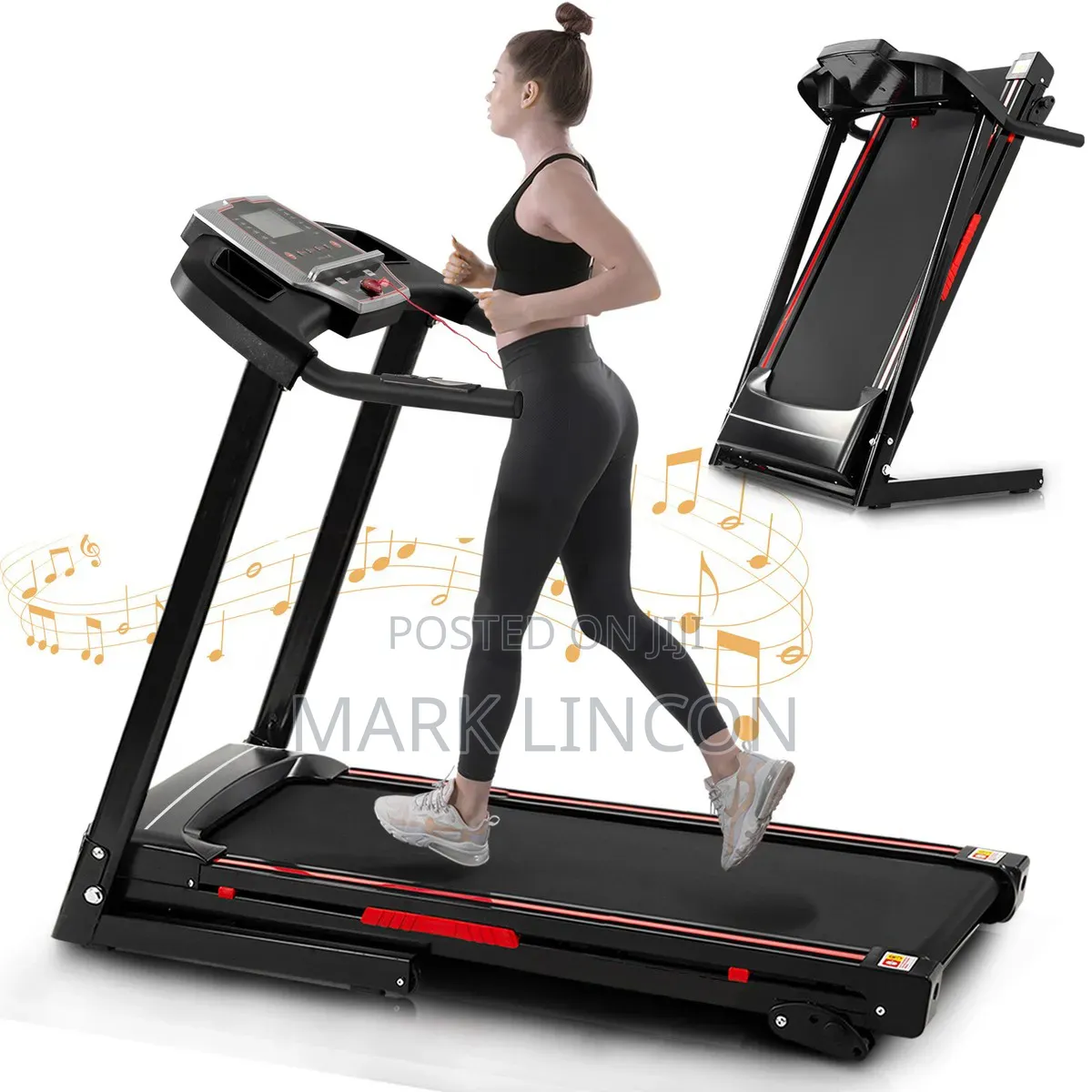 Electric Foldable Home Fitness Treadmill Running Machine