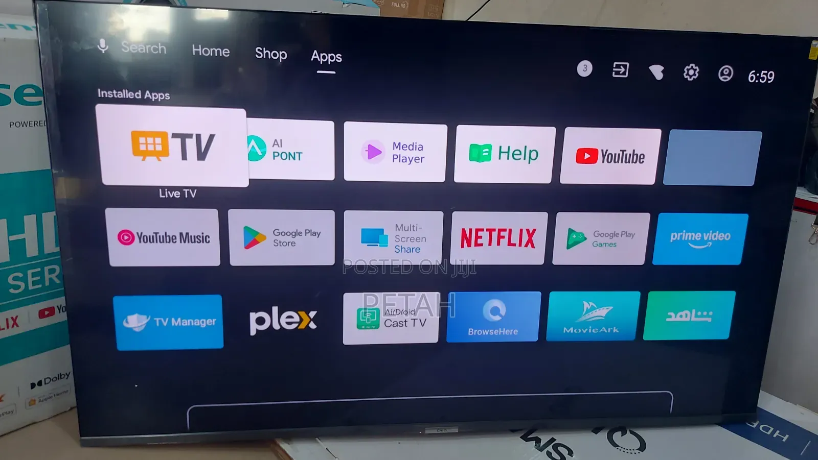 55 Inches Chiq Smart Qled TV