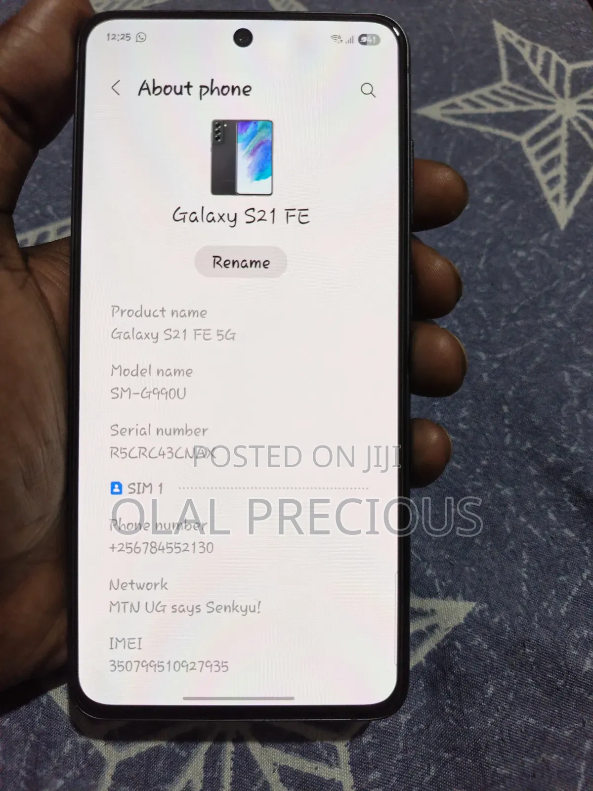 Samsung Galaxy S21 FE 5G 128 GB Gray