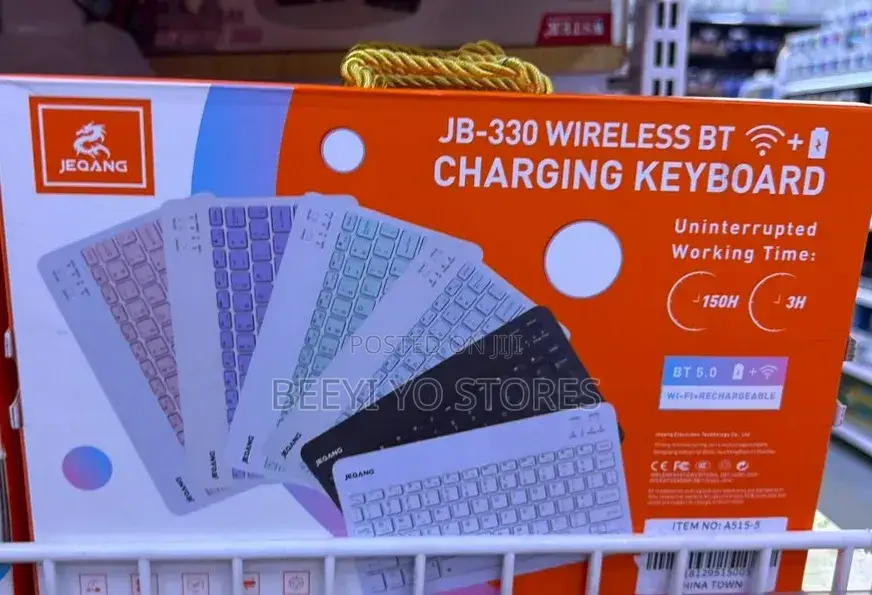JEQANG JB-330 Wireless BT Charging Keyboard.