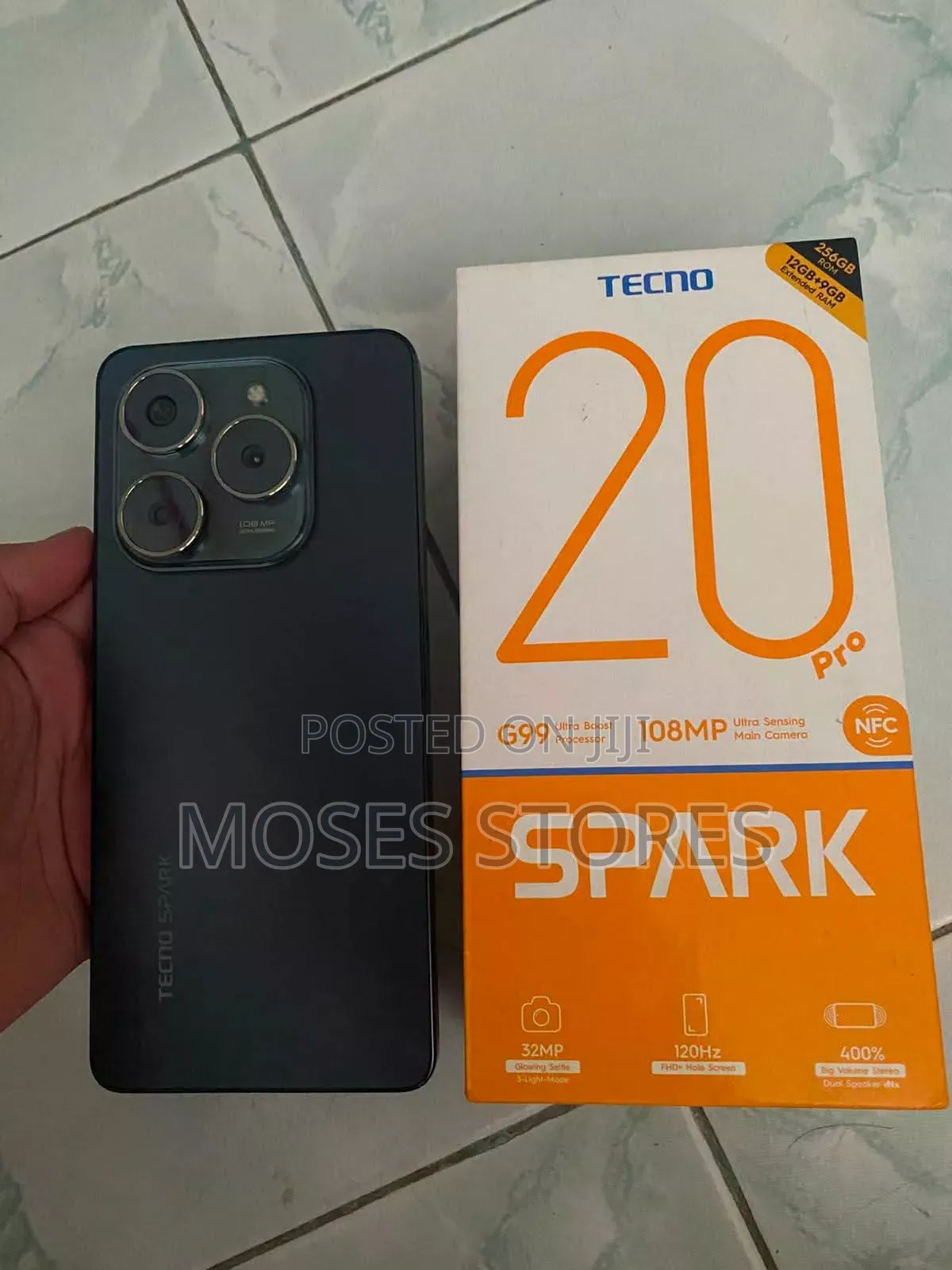 New Tecno Spark 20 Pro 256 GB Black