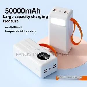 AIdeepo AD-PD13 50000mAh Power Bank With Built-in 4 Cables.