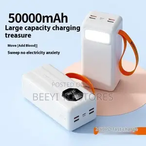 AIdeepo AD-PD13 50000mAh Power Bank With Built-in 4 Cables.