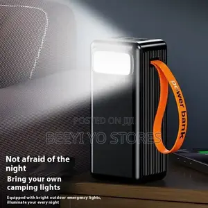 AIdeepo AD-PD13 50000mAh Power Bank With Built-in 4 Cables.