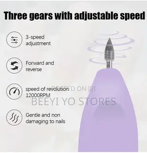 Portable Cordless Electric Nail Drill Pen.