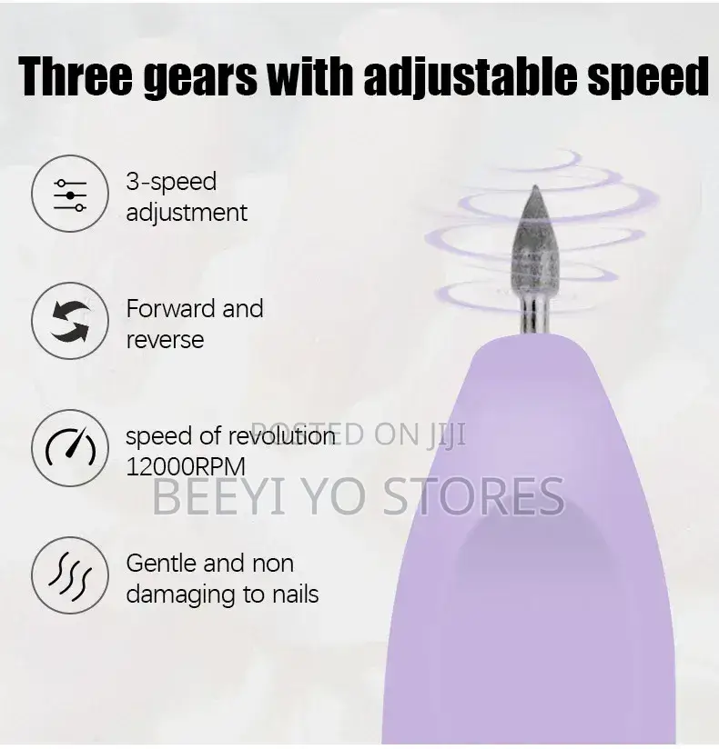 Portable Cordless Electric Nail Drill Pen.