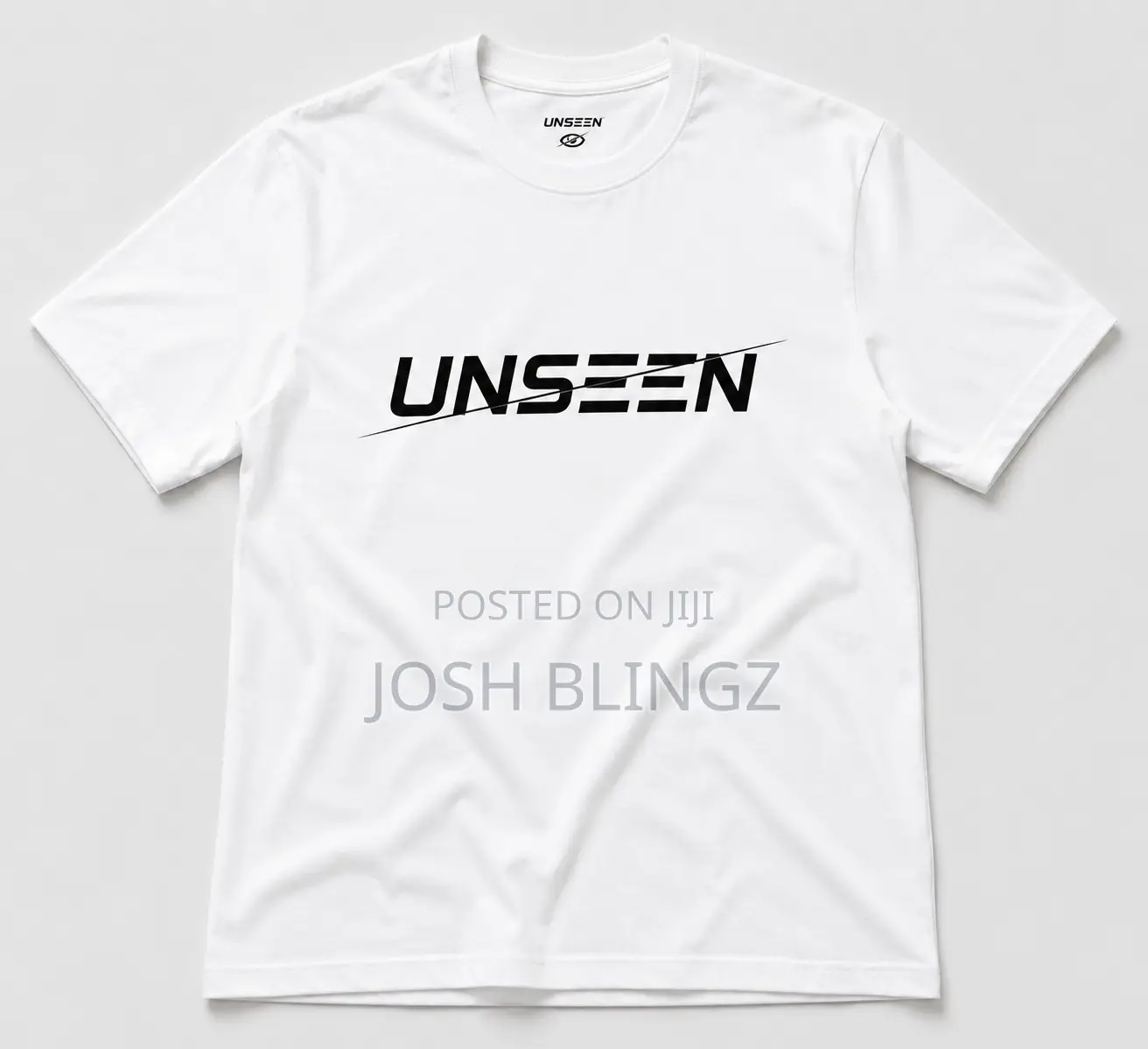 UNSEEN Oversized Streetwear T-Shirt – Premium Cotton. Black. White. Pi