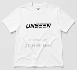 UNSEEN Oversized Streetwear T-Shirt – Premium Cotton. Black. White. Pi