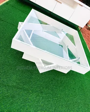 Glass Center Table Square 75cm | Modern Coffee Table