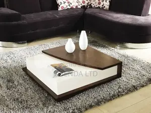 Executive Center Table Brown and White | Coffee Table