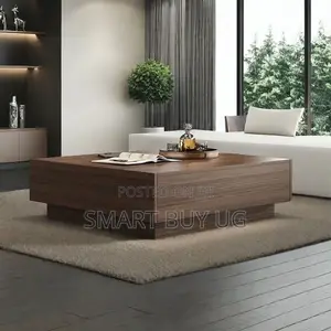 Center Table Walnut Brown | Coffee Table Storage