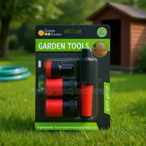 Green Garden Garden Tools Set (Hose Fitting and Nozzle Kit).