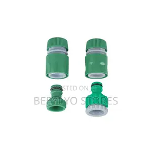 Garden Tools Hose Connector Set (Water Hose Fittings and Adapters).