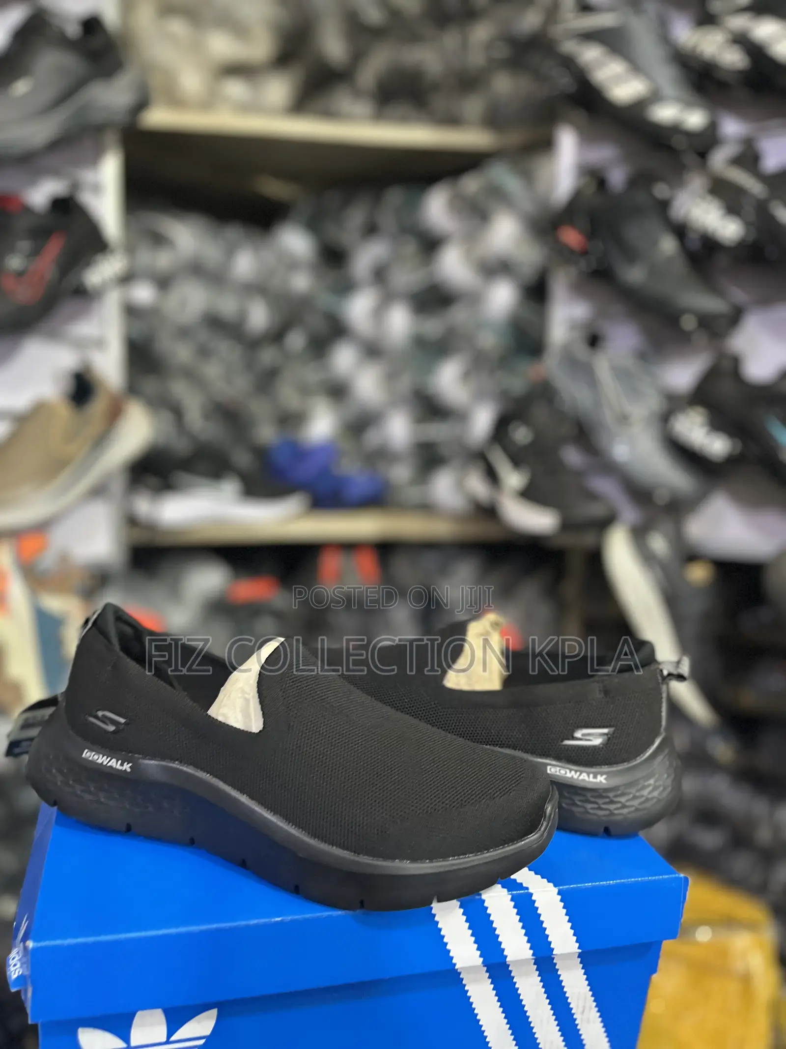 Original Skechers GOwalk Slip on Running Shoes Black