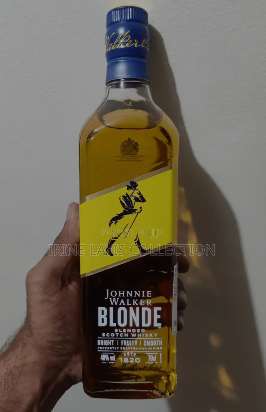 750ml Bottle of Johnnie Walker Blonde Blended Scotch Whisky.