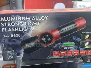 Strong Metal Handheld Flashlight XA-B606, Rechargeable