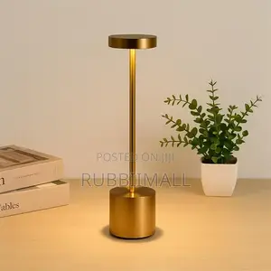 Rechargeable LED Table Lamp ~ Gold