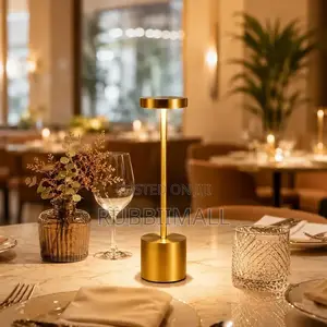 Rechargeable LED Table Lamp ~ Gold