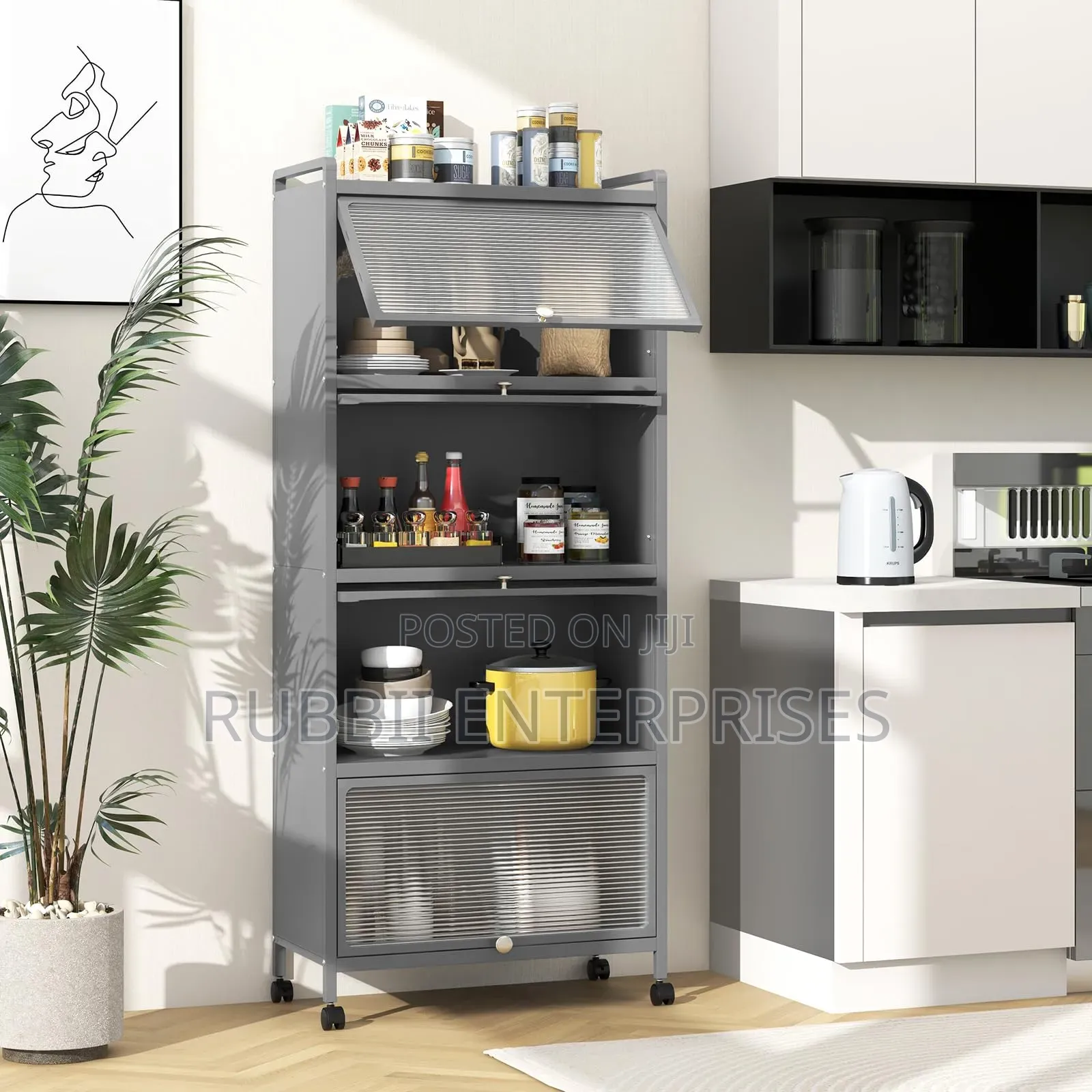 Kitchen Cabinet 4 Tiers