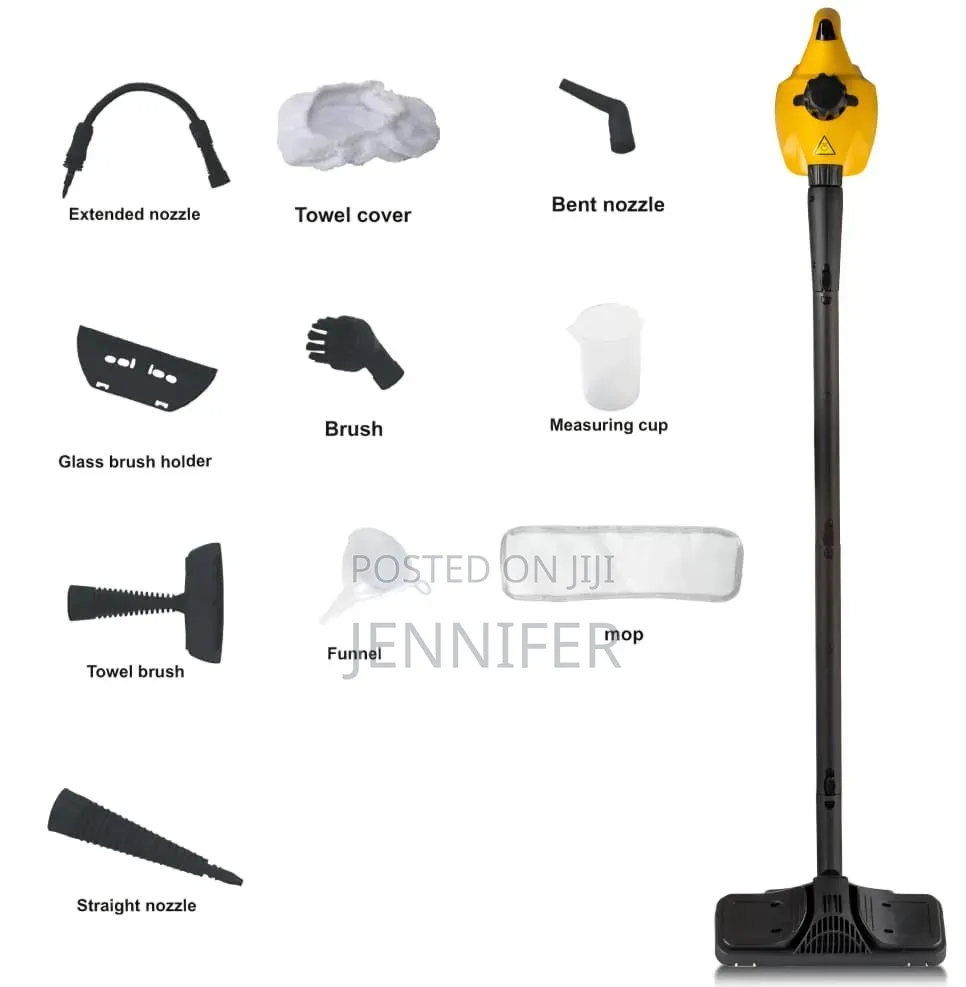 6-in-1 High Temperature 1000W Handheld Steam Cleaner