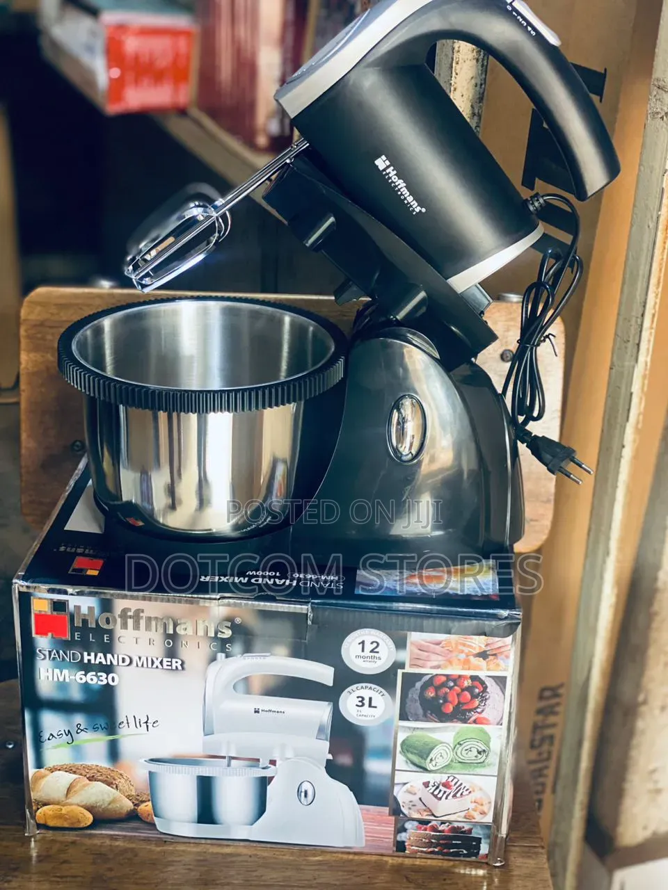 3L Hoffmans HM-6630 Stand Hand Mixer