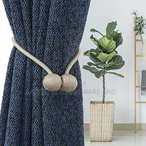 1 Pair Curtain Straps Strong Magnetic Holder Buckle Hooks for Home