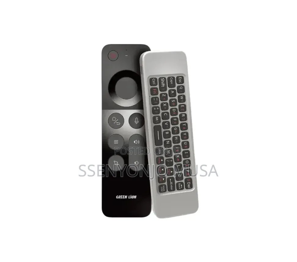 Green Lion Wireless Remote Pro With Mini Keyboard Air Mouse – Black