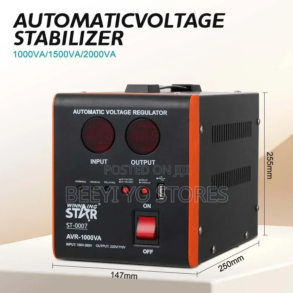 Winning Star Automatic Voltage Regulator (AVR-2000VA).