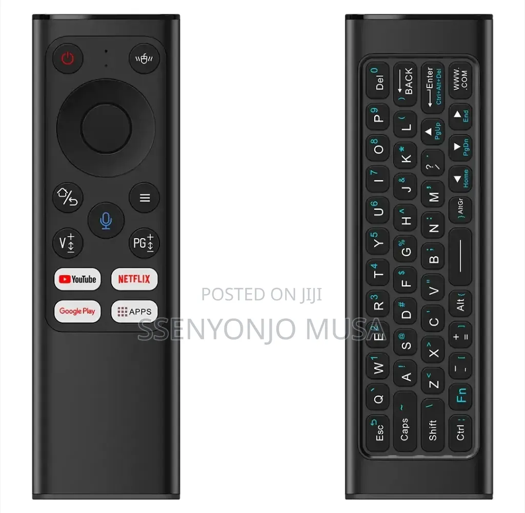 Green Lion Wireless Remote Pro With Mini Keyboard Air Mouse – Black