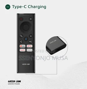 Green Lion Wireless Remote Pro With Mini Keyboard Air Mouse – Black