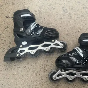 Black Adjustable Inline Skates (Roller Blades).