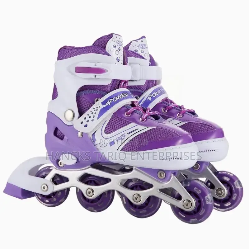 Black Adjustable Inline Skates (Roller Blades).