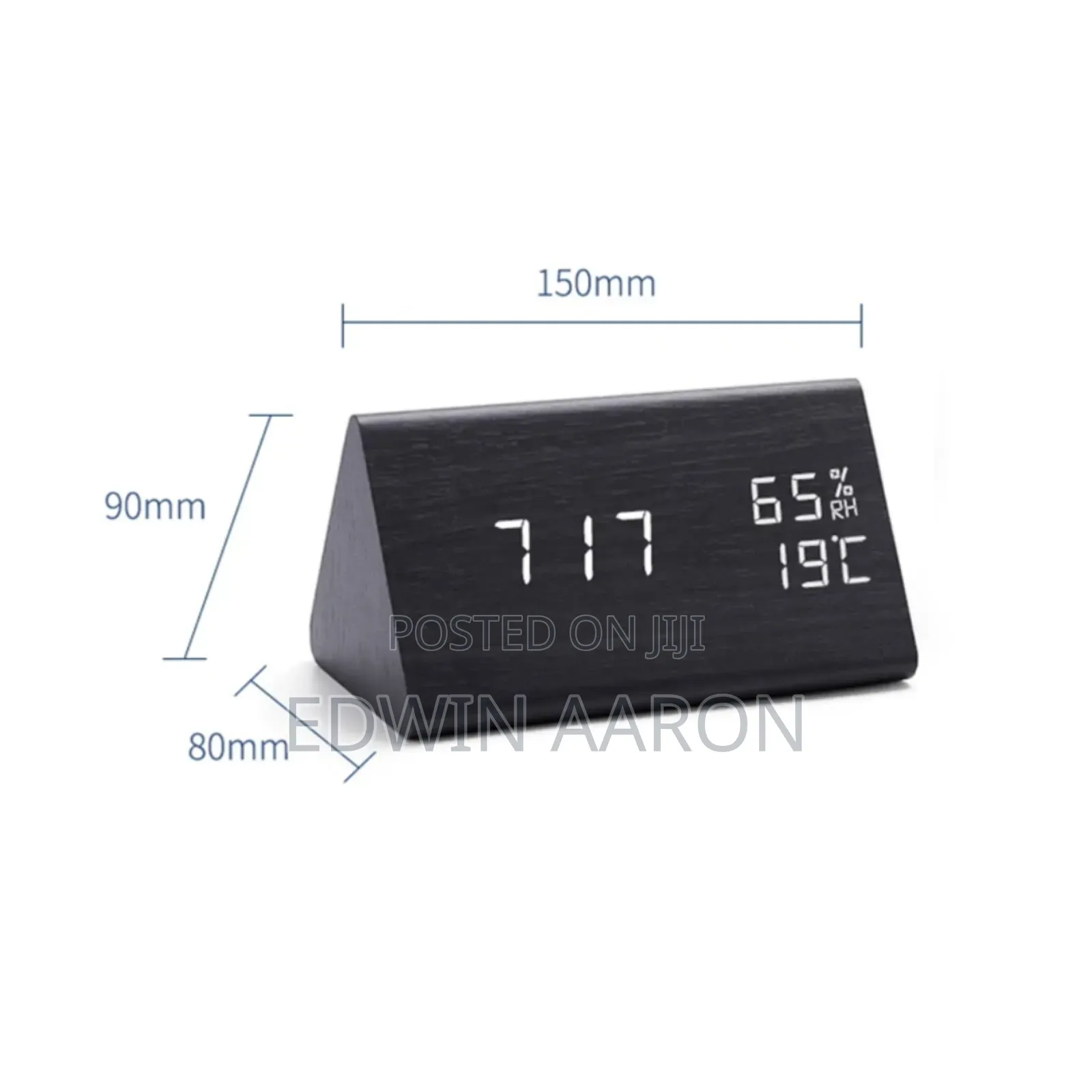 Wooden Mini Digital Alarm Clock