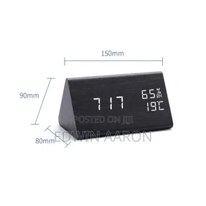 Wooden Mini Digital Alarm Clock