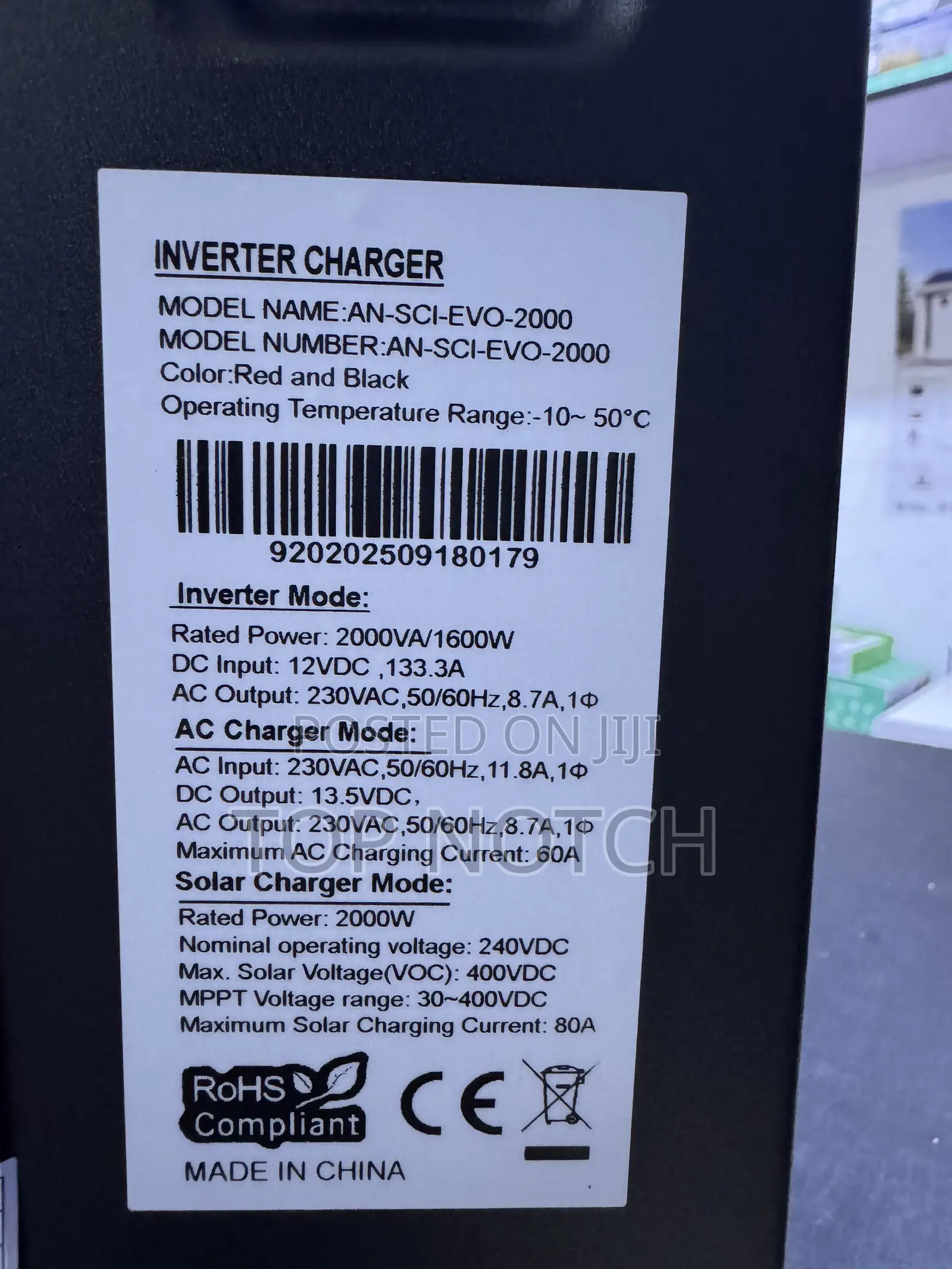 2kva Anern Hybrid Inverter