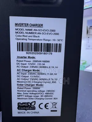 2kva Anern Hybrid Inverter