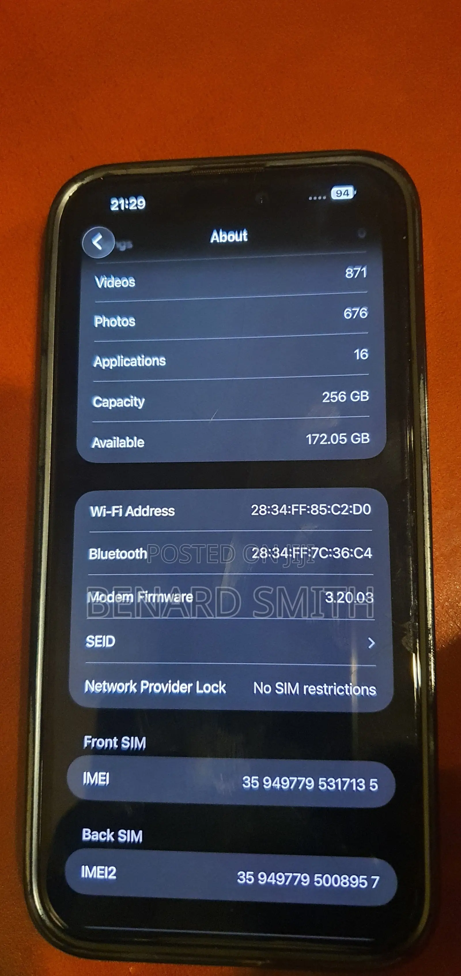 Apple iPhone 15 Pro Max 256 GB White