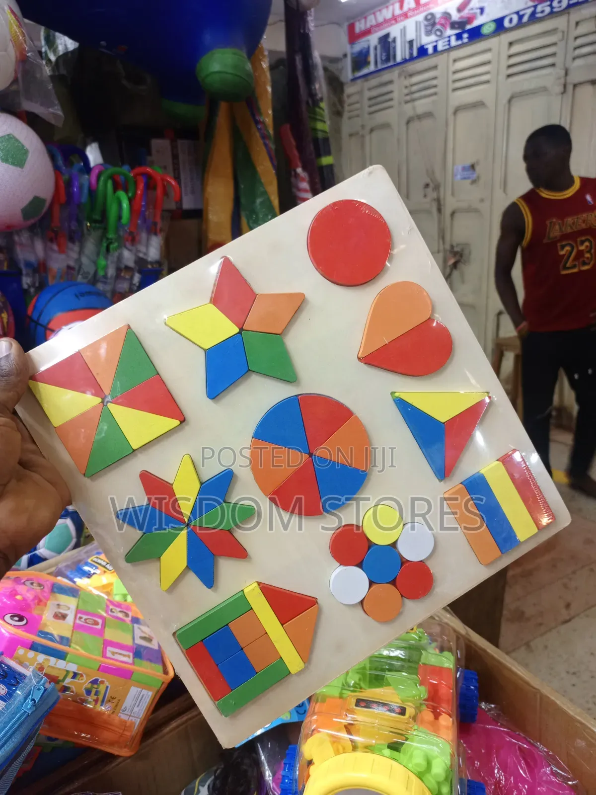 Educational Wooden Shapes Puzzle