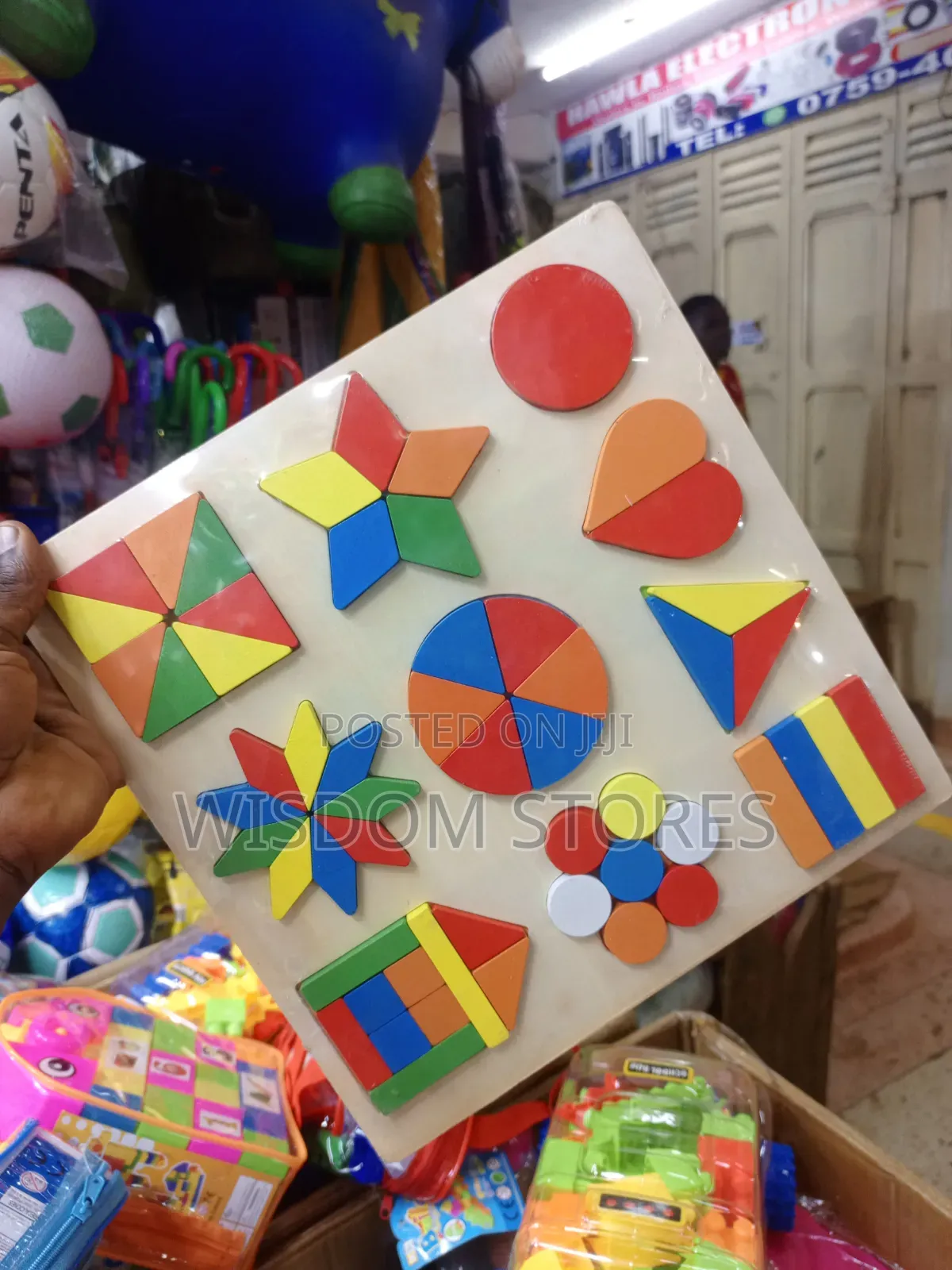Educational Wooden Shapes Puzzle