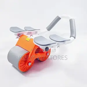 Ab Roller Wheel With Knee Pads and a Support Handle