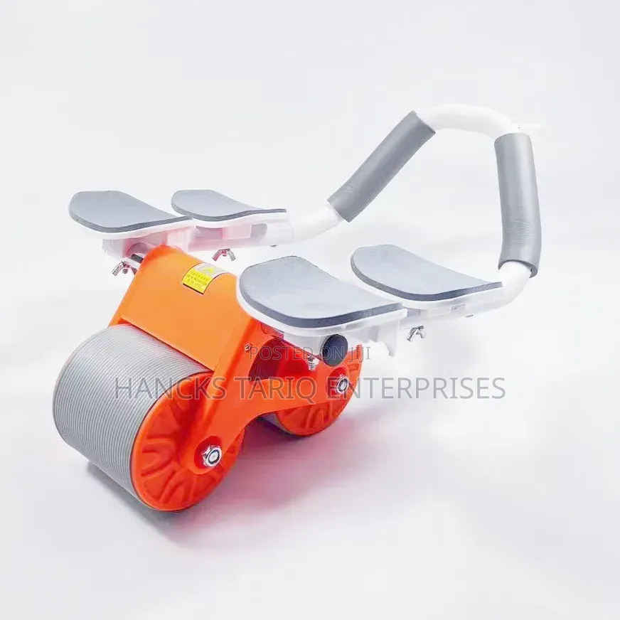 Ab Roller Wheel With Knee Pads and a Support Handle