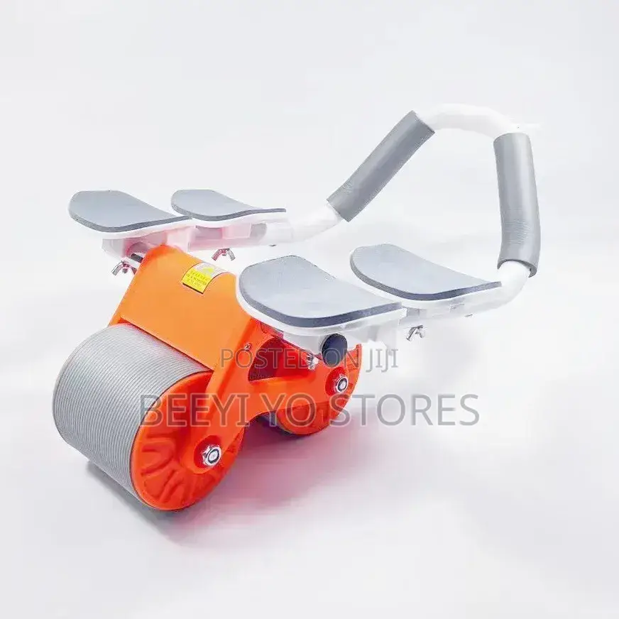 Ab Roller Wheel With Knee Pads and a Support Handle