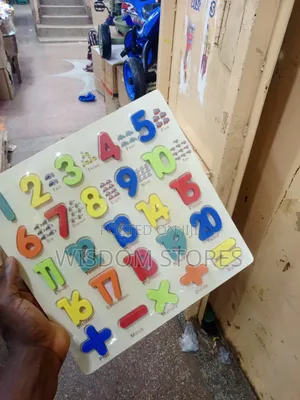 Wooden Number Puzzle Toy
