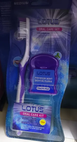 Lotus Oral Care Set , Premium Mint Dental Floss