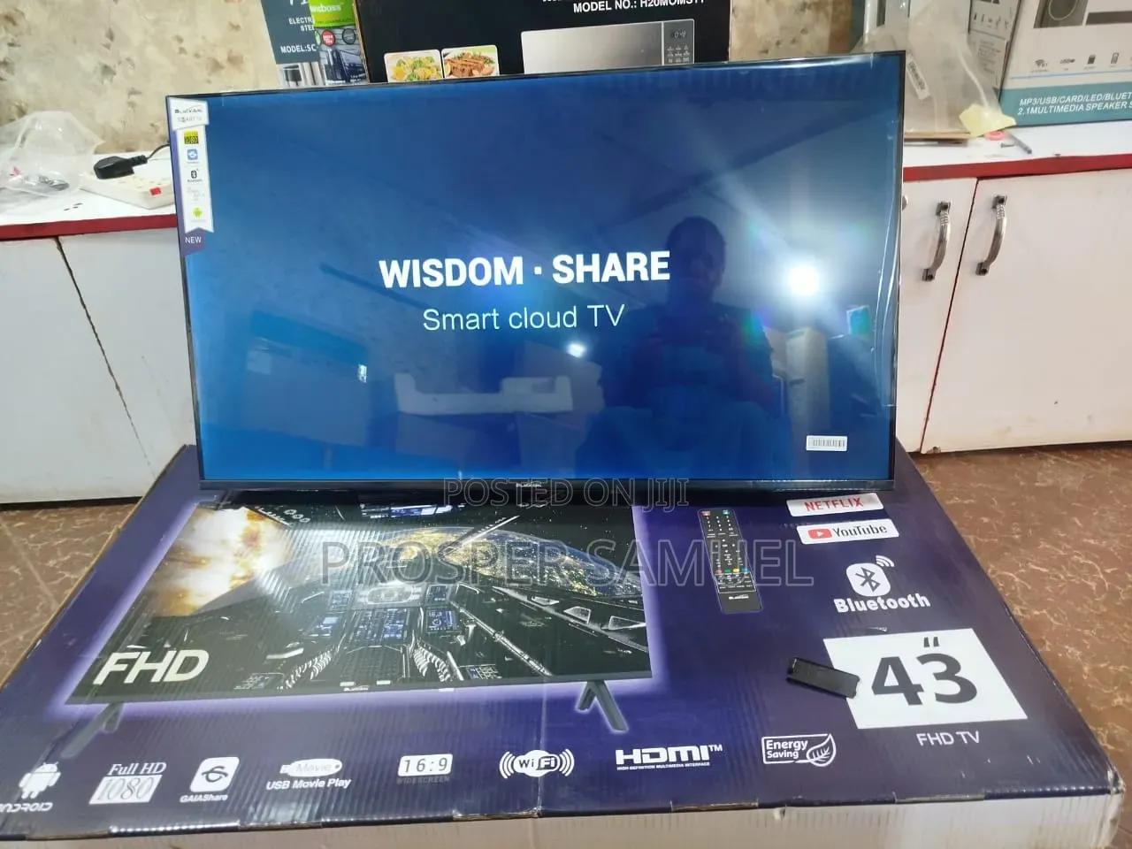 Brand Blackark 43 Inches Frameless Digital Smart TV